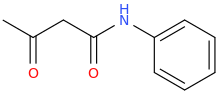 Acetoacetanilide molecular structure