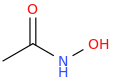 Acetohydroxamic acid molecular structure