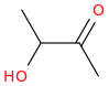Acetoin molecular structure