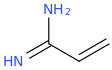 Acrylamidine molecular structure