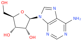 Adenosine molecular structure