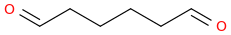 Adipaldehyde molecular structure