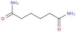 Adipamide molecular structure