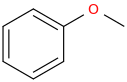 Anisole molecular structure