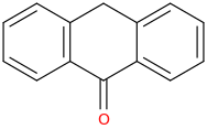 Anthrone molecular structure
