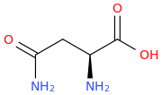 Asparagine molecular structure