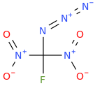 Azidofluorodinitromethane molecular structure