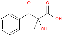 BENZOYL LACTIC ACID molecular structure