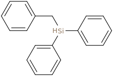 BENZYLDIPHENYLSILANE molecular structure