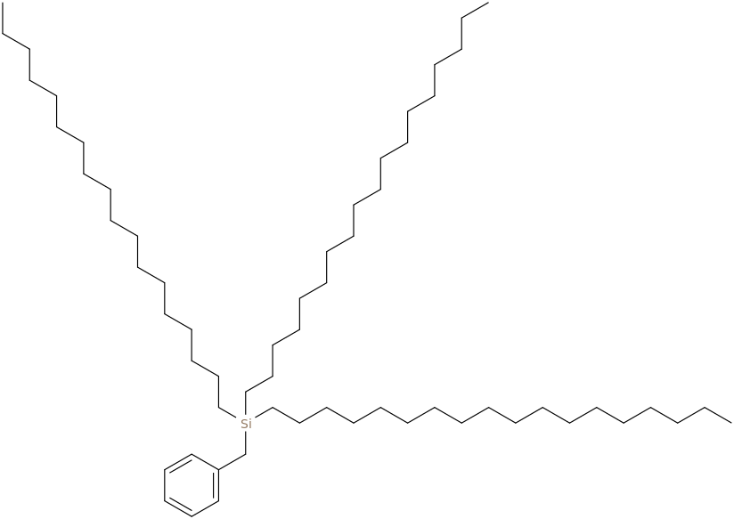 BENZYLTRIOCTADECYLSILANE molecular structure