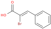 BROMOCINNAMICACID molecular structure