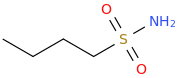 BUTANESULFONAMIDE molecular structure