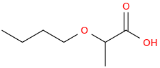 BUTOXYPROPIONICACID molecular structure