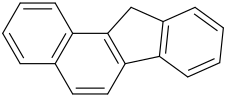 Benzofluorene molecular structure