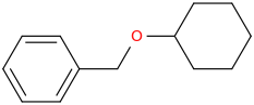 Benzyloxycyclohexane molecular structure