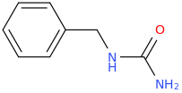 Benzylurea molecular structure