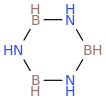Borazine molecular structure