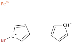 Bromoferrocene molecular structure