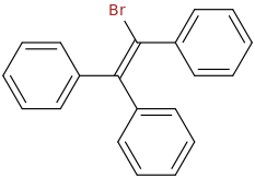 Bromotriphenylethylene molecular structure