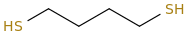 Butane-1,4-dithiol molecular structure