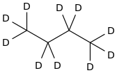 Butane-d10 molecular structure