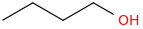 Butanol molecular structure