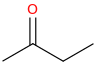 Butanon molecular structure