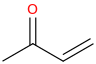 Butenone molecular structure