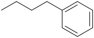Butylbenzene molecular structure