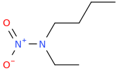 Butylethylnitroamine molecular structure