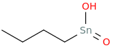 Butylhydroxyoxostannane molecular structure