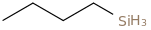 Butylsilane molecular structure