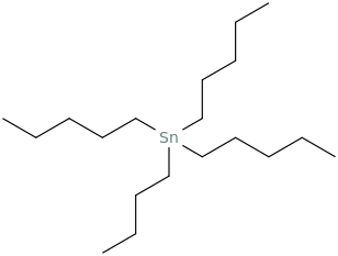 Butyltripentyltin molecular structure
