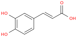 CAFFEIC ACID molecular structure