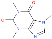CAFFEINE molecular structure
