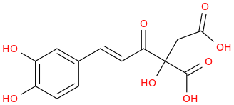 CAFFEOYLMALIC ACID molecular structure