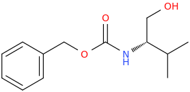CBZ-L-VALINOL molecular structure