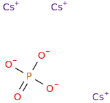 CESIUM PHOSPHATE molecular structure