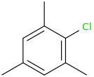 CHLOROMESITYLENE molecular structure