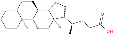 CHOLANIC ACID molecular structure