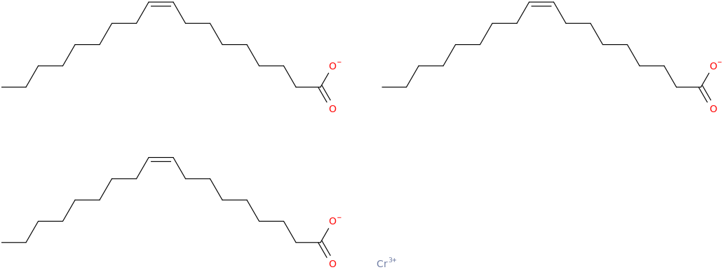 CHROMIUM OLEATE molecular structure