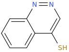 CINNOLINE-4-THIOL molecular structure