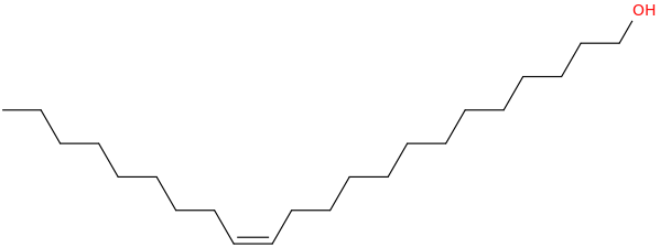 CIS-13-DOCOSENOL molecular structure
