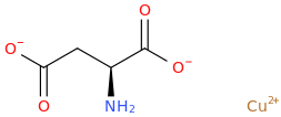 COPPER ASPARTATE molecular structure