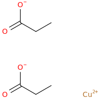 COPPER PROPIONATE molecular structure