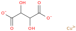 COPPER TARTRATE molecular structure
