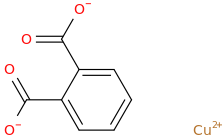 COPPER(II) PHTHALATE molecular structure