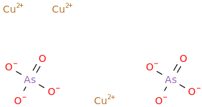 CUPRIC ARSENATE molecular structure