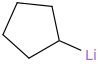 CYCLOPENTYLLITHIUM molecular structure