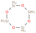 CYCLOTETRASILOXANE molecular structure